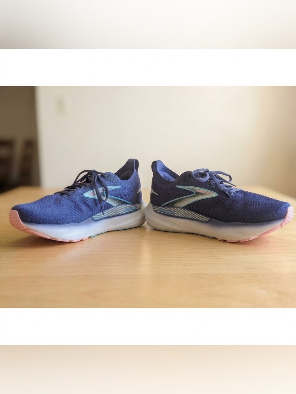 Brooks Women’s Glycerin GTS 22 Navy Running Shoes (Size 10 Extra Wide) - Picture 4 of 4